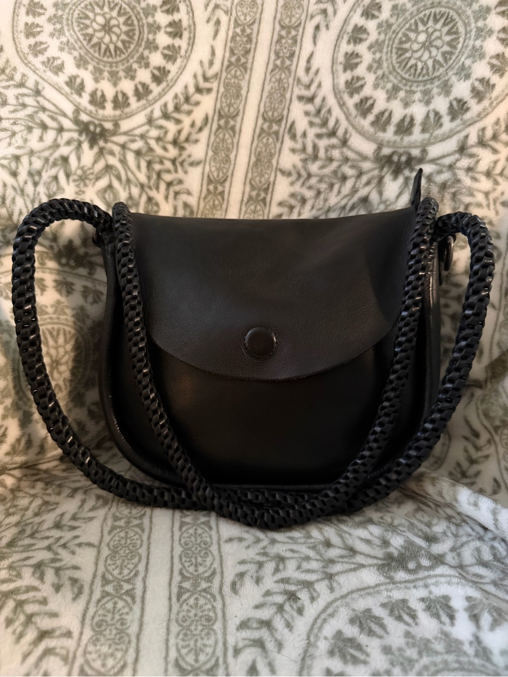 Latico Leathers Black Portage Satchel